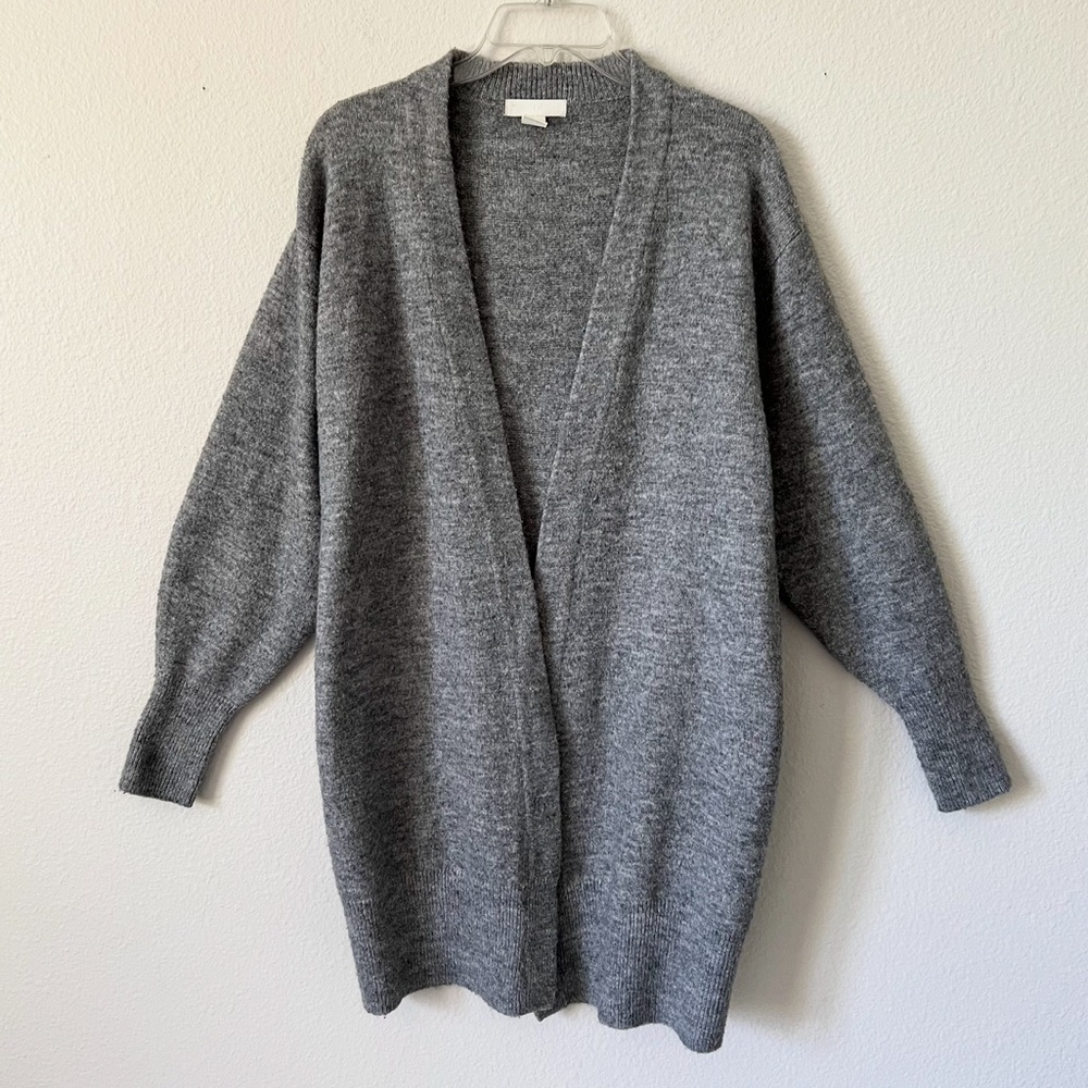 H&M Gray Long Cardigan